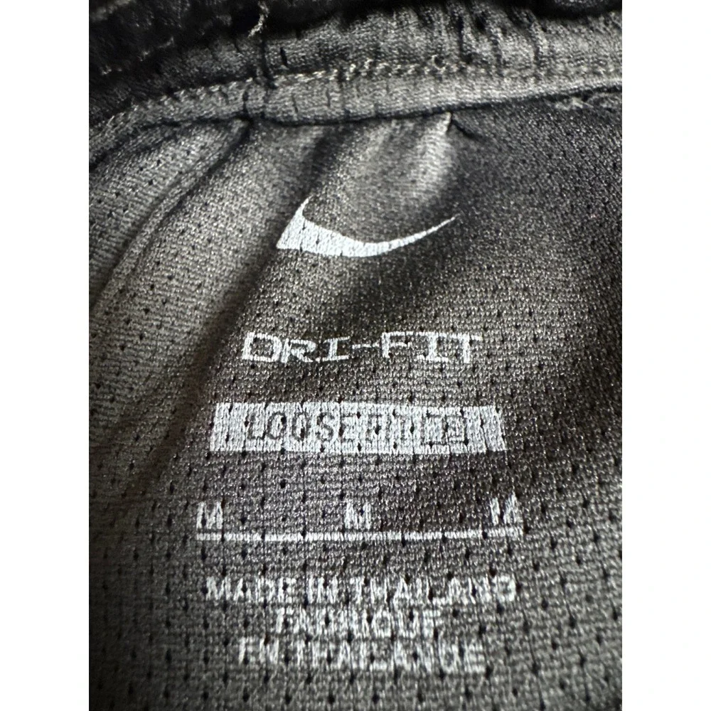 Nike Sportswear Mesh Shorts Womens Size M Black Embroidered Swoosh CZ9242-010